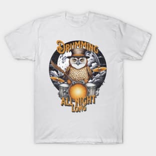 Drumming Owl T-Shirt